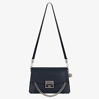 [스페셜오더]GIVENCHY-BB501CB 지방시 투톤 가죽 및 스웨이드 스몰 GV3 핸드백