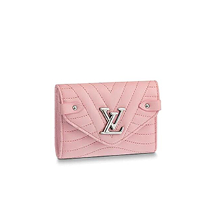 [스페셜오더]LOUIS VUITTON-M63730 루이비통 스무스 핑크 물결 패턴 뉴 웨이브 컴팩트 월릿