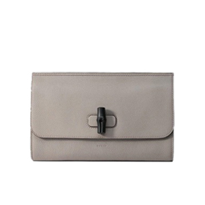 GUCCI-387220 1419 구찌 뱀부 데일리 그레이가죽 클러치