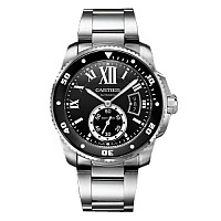 [스페셜오더]Cartier-W0006 까르띠에 칼리브 드 까르띠에 다이버 카본 스틸 워치 42mm 